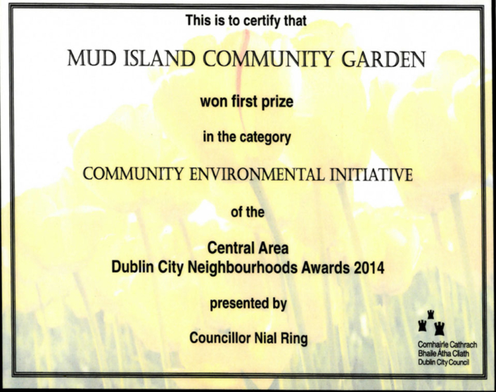 Environment Initiative DC Neighhood Awards 2014