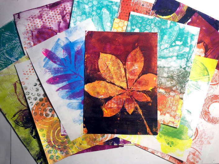 Monoprint-Papers